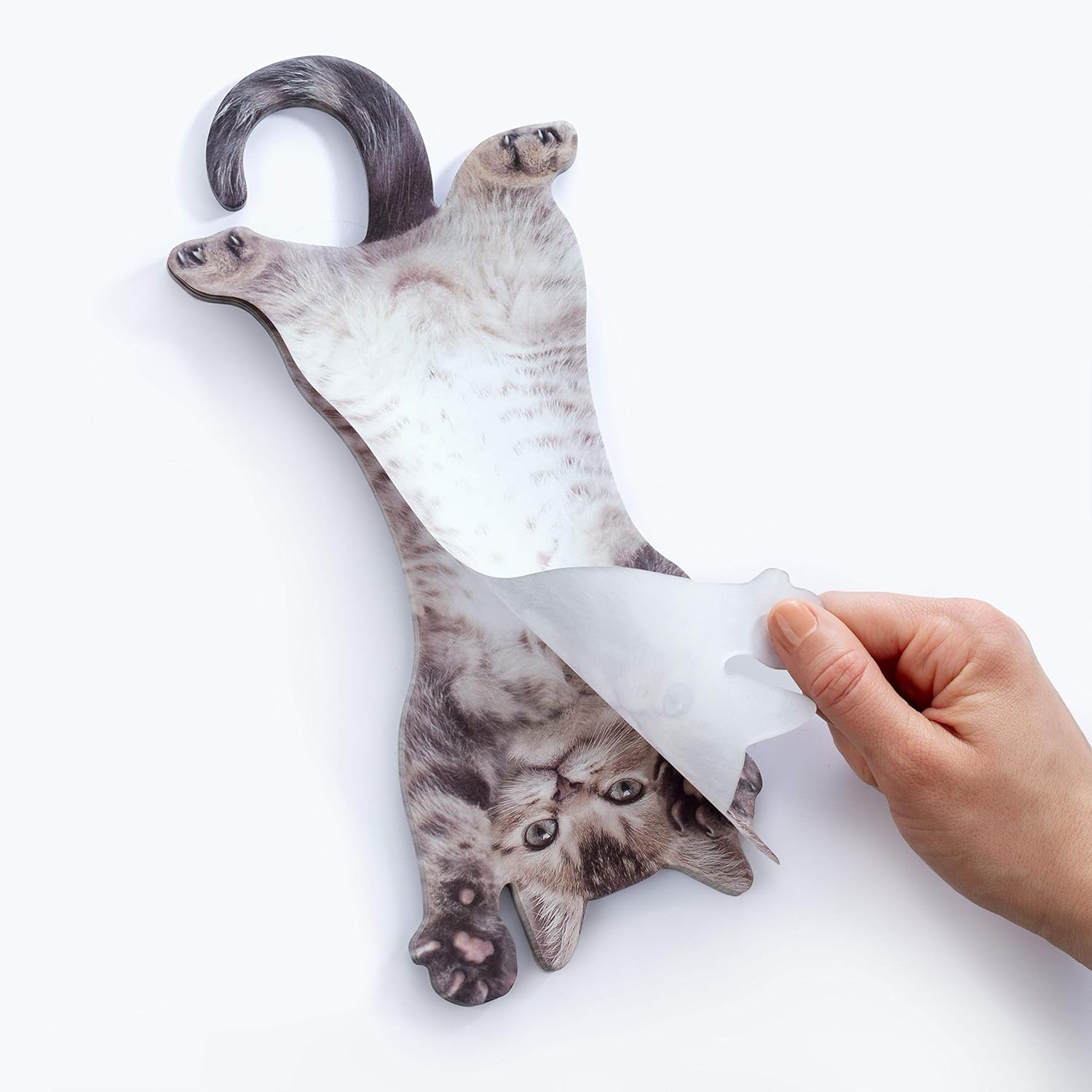 Mustard Mustard Hanging Notebook, Cat Gray