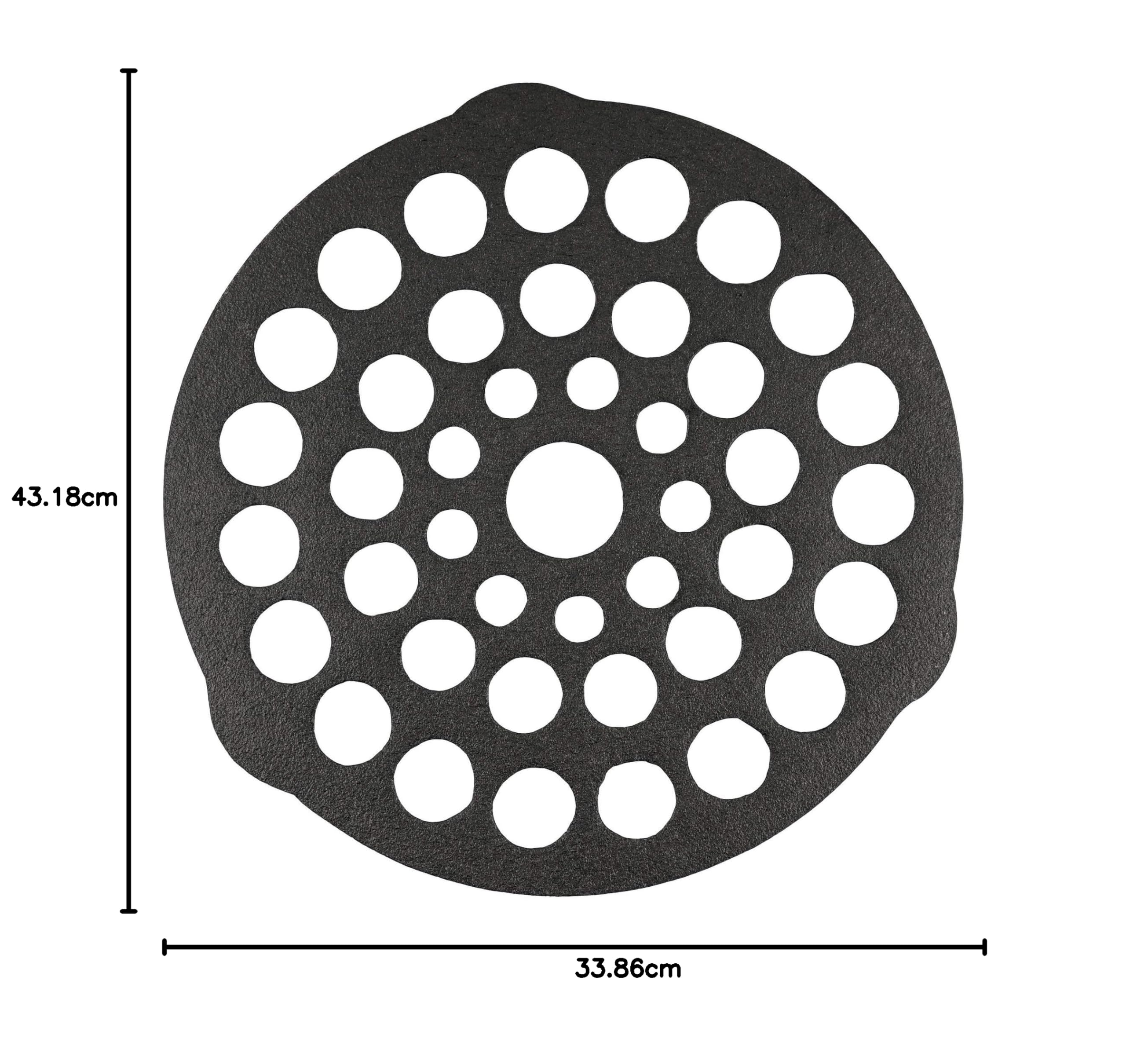 Image secondaire de BBQ-Toro Insert de four néerlandais | Broyeur tripode | Ø 20 cm - rond | Grille d'empilage en fonte | Trépied pour dutch oven