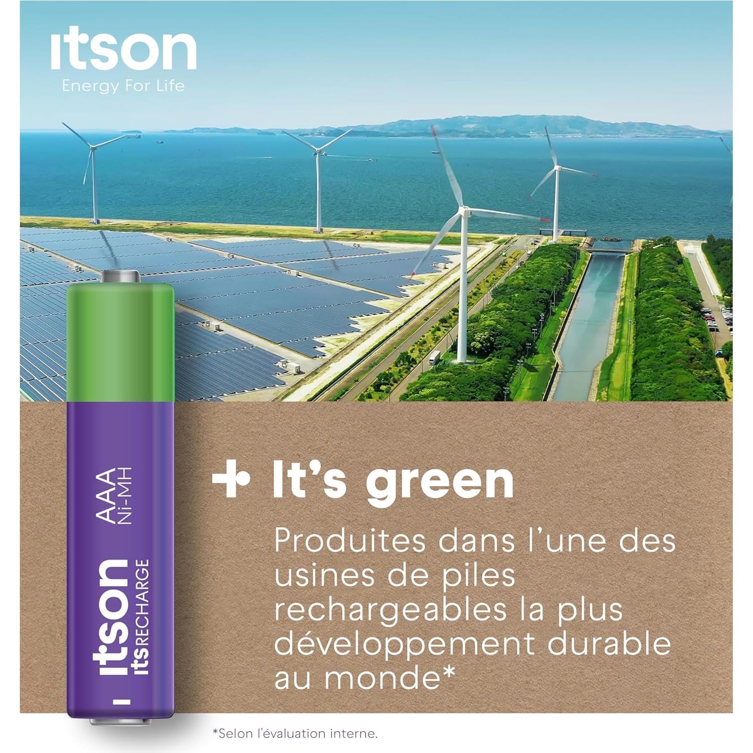 ITSON Lot de 3 x 8 Piles Rechargeables AAA Pro NiMH prêtes à l'emploi, 800 mAh, idéales pour horloges, Torches, télécommandes