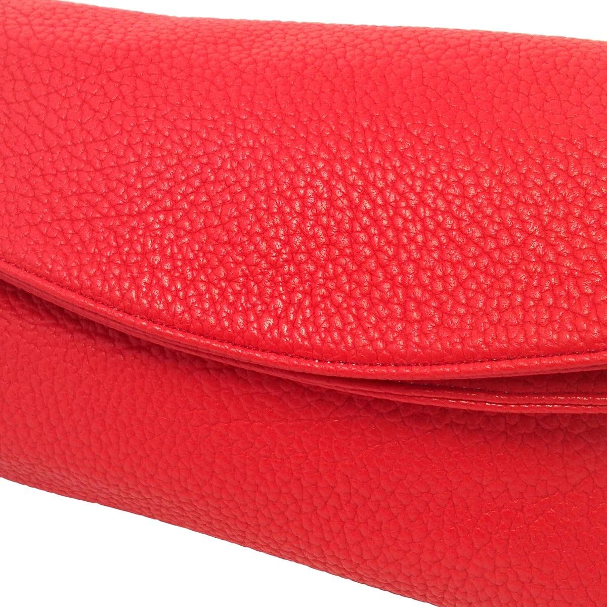 JNB Faux Leather Oversize Foldover Clutch - Image 6