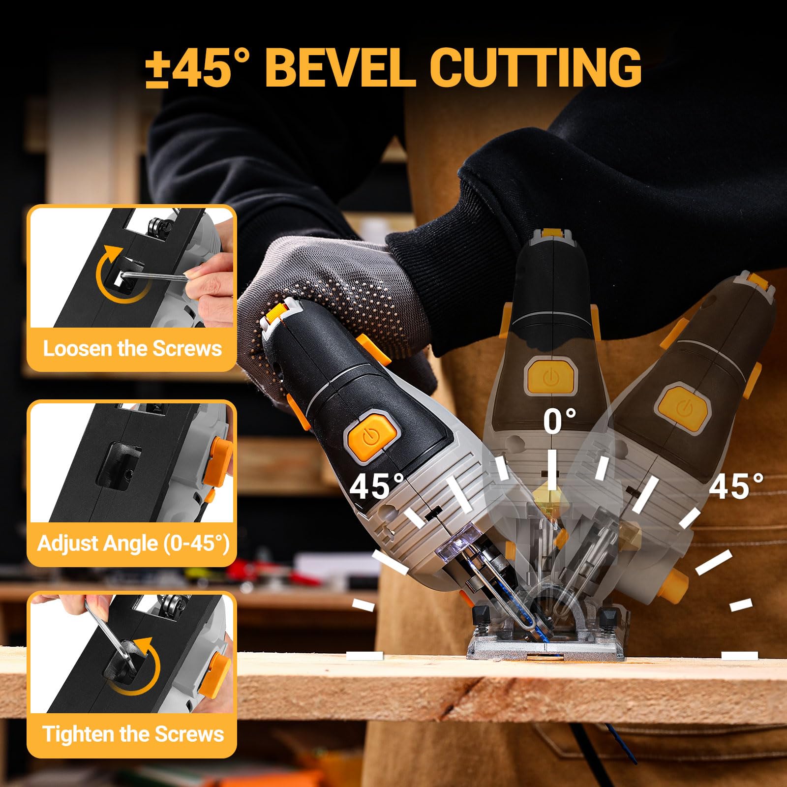 DEKOPRO 6.7A Jig Saw - Powerful Wood & Metal Cutting -3