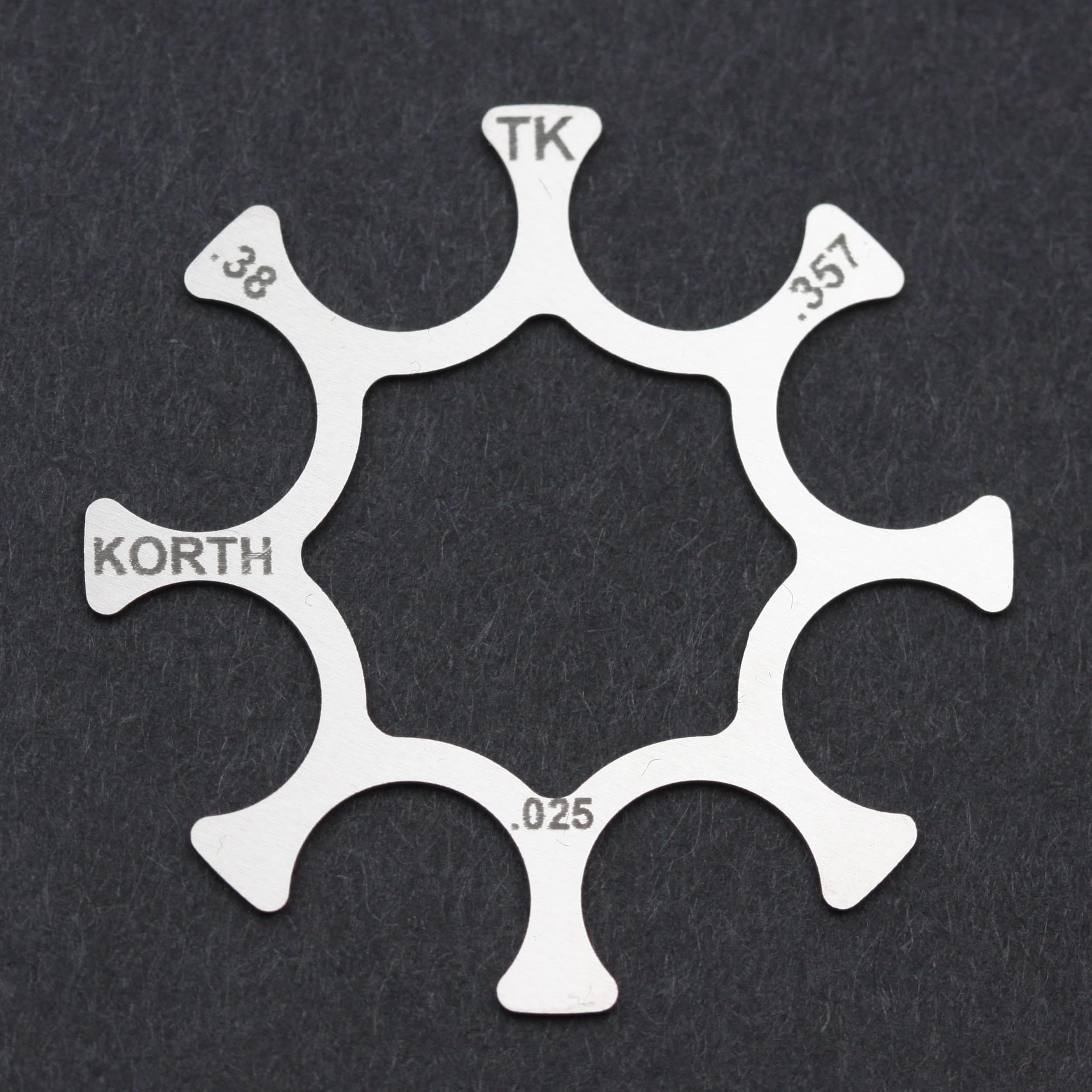 TK Custom 10 Moon Clips - Premium Moon Clip for Korth NXS .38/.357 Revolver | Speedy Stainless Steel Moon Clips for Easy Loading and Unloading | Made in USA