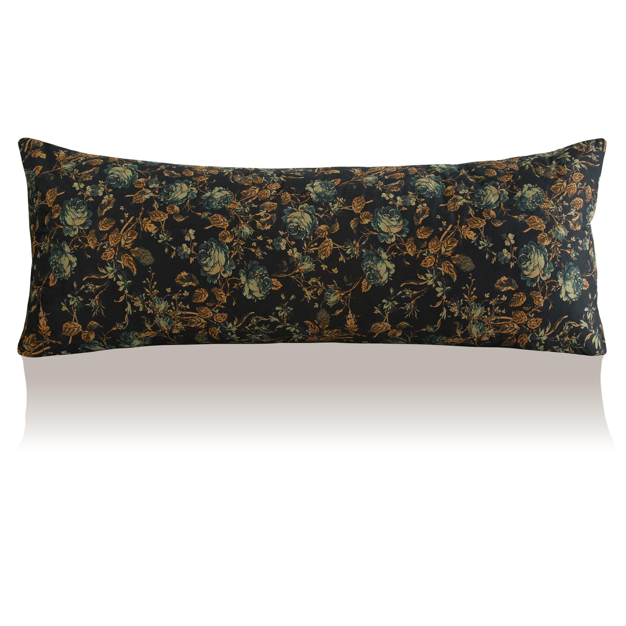 StangH Floral Velvet Body Pillow Cover