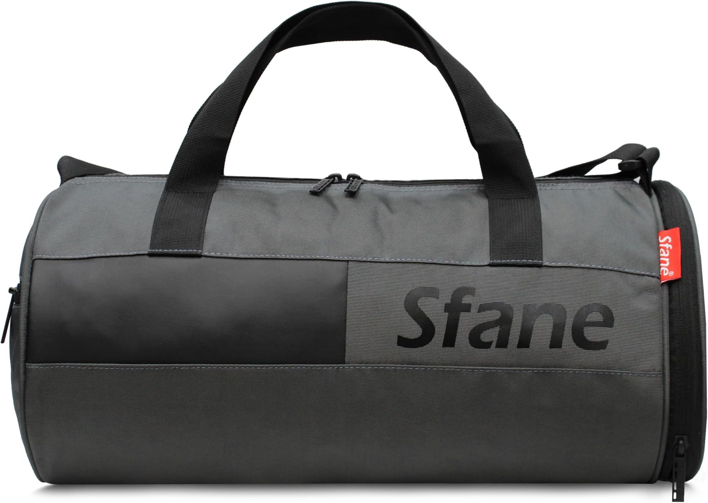Sfane Polyester Grey Duffle/Shoulder/Gym Bag for Men & Women with Separate Shoe Compartment