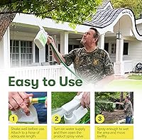 Vista 5 de BugMD Mosquito Amigo Mata Hormigas y Repelente de Insectos - Mata Mosquitos, Cucarachas y Arañas al Aire Libre, Defensa contra Moscas e Insectos