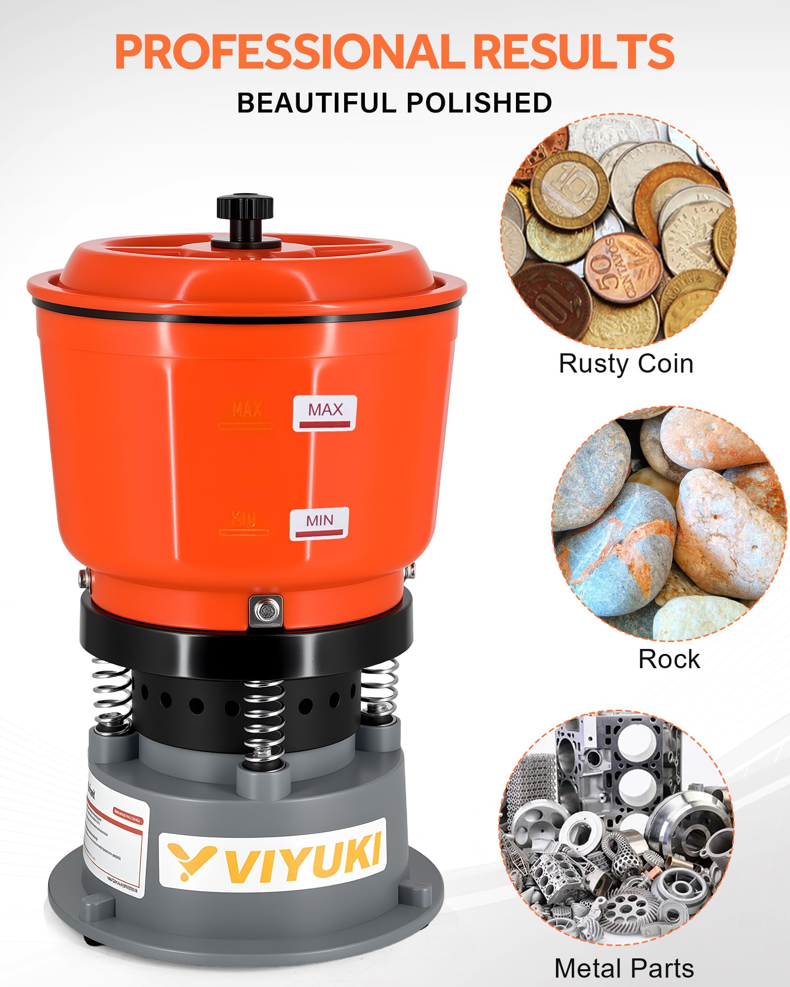 Vibratory Tumbler Polisher - 9lb Capacity -2