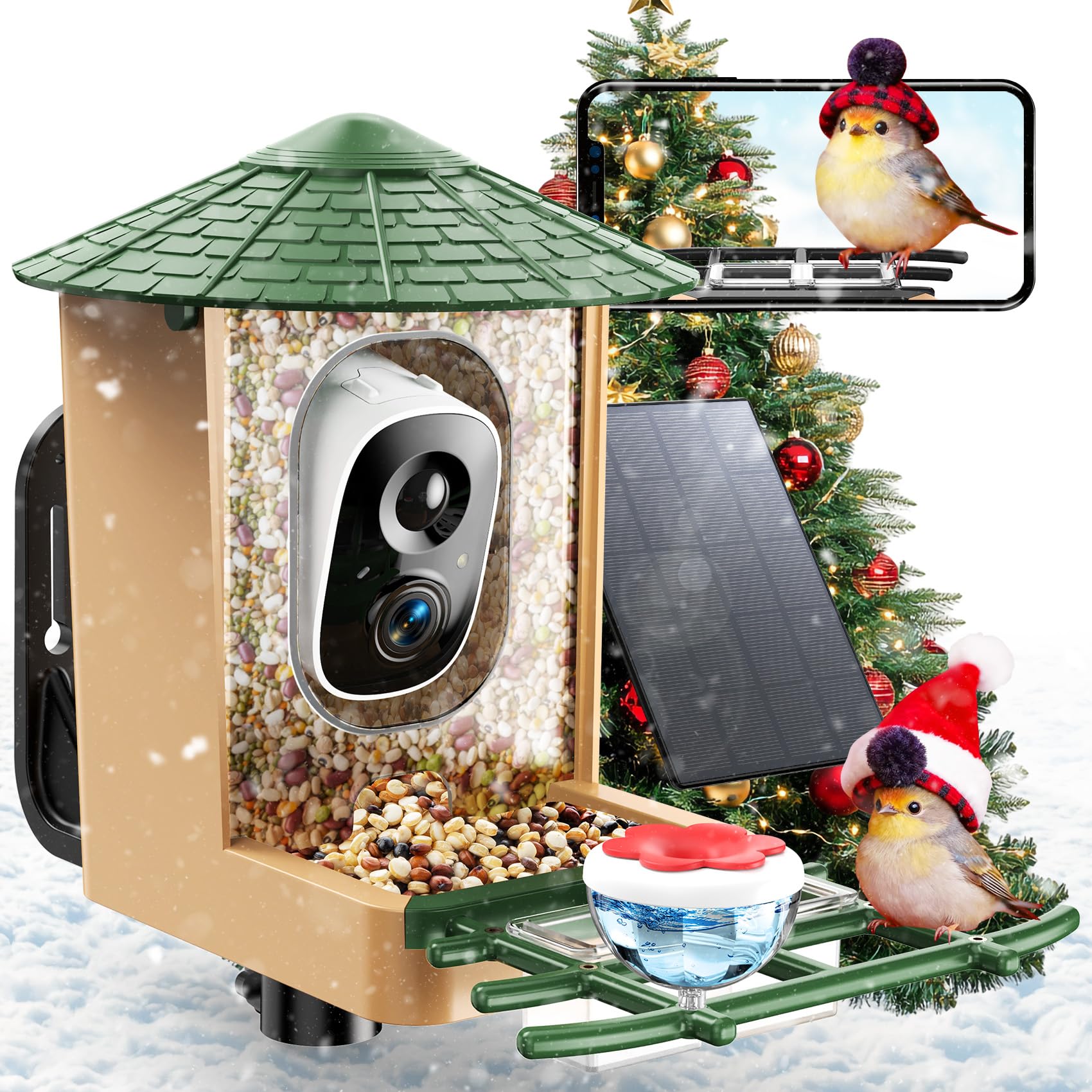 ZUPIROL Smart Bird Feeder with Camera
