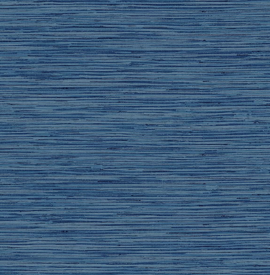 NextWall Stacy Garcia Home Faux Grasscloth Peel and Stick Wallpaper (Marine Blue)
