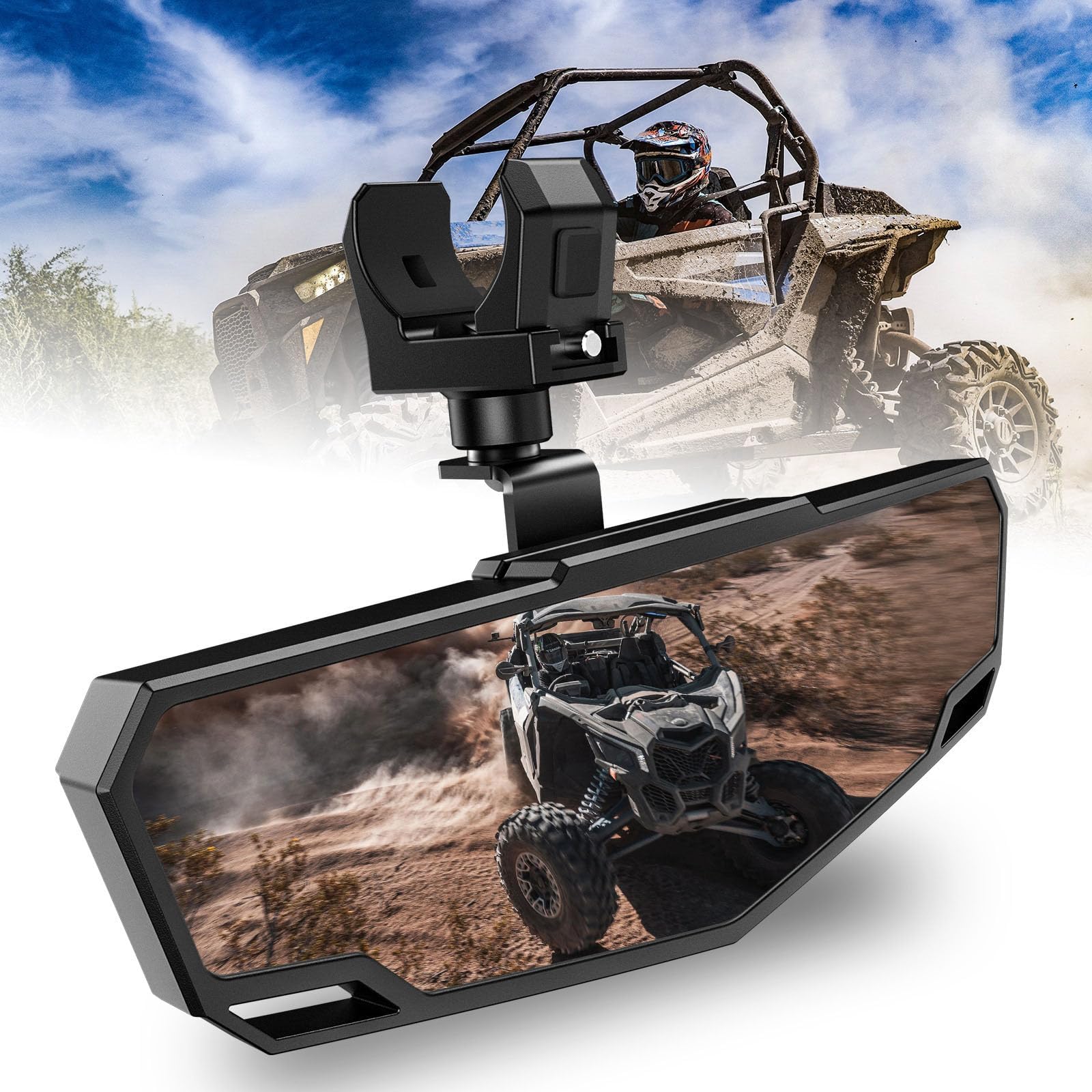 1Pcs Rétroviseur UTV pour GMC Sierra 1500 4WD 19-24