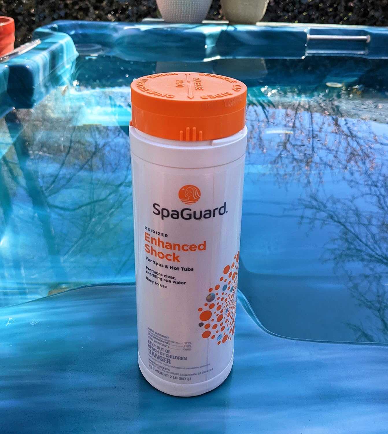 2 Pack SpaGuard Enhanced Shock for Spa 2lb Granular Hot Tub Oxidizer