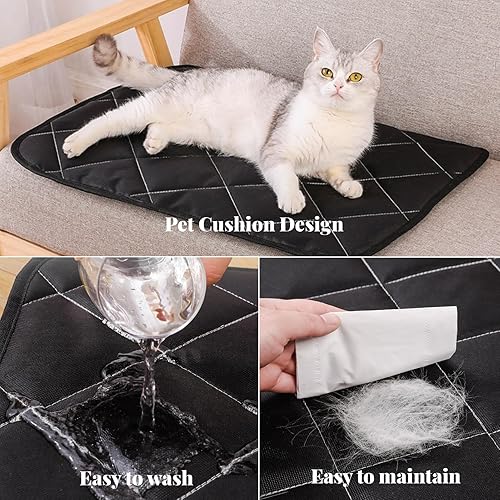 Miniatura 3 de AUNMAS Cojín para silla, almohadillas de algodón para asiento cómodo, antideslizante, absorbente, acolchado para el hogar, escuela, oficina,