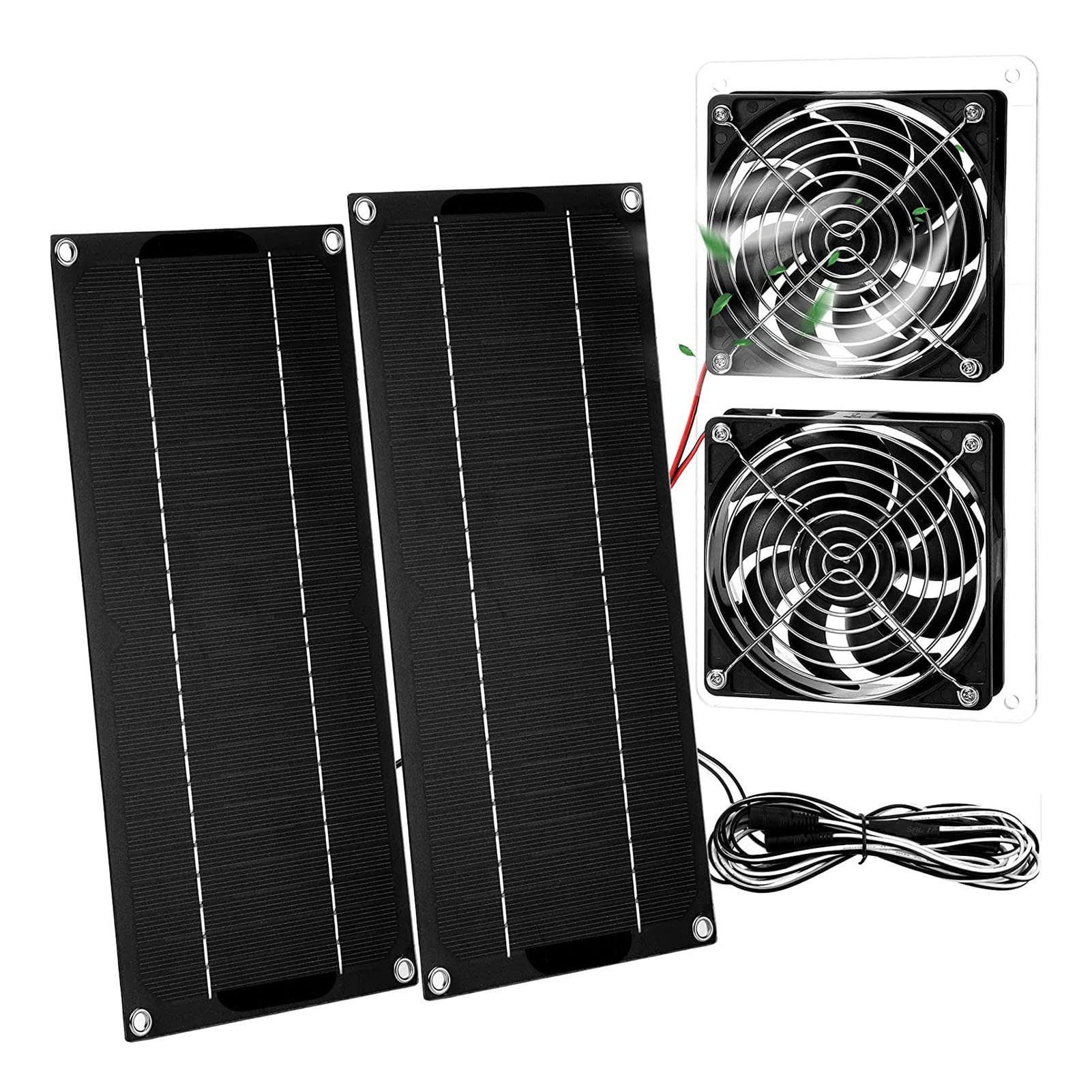 Solarventilator für Gewächshaus | 10 W solarbetriebenes