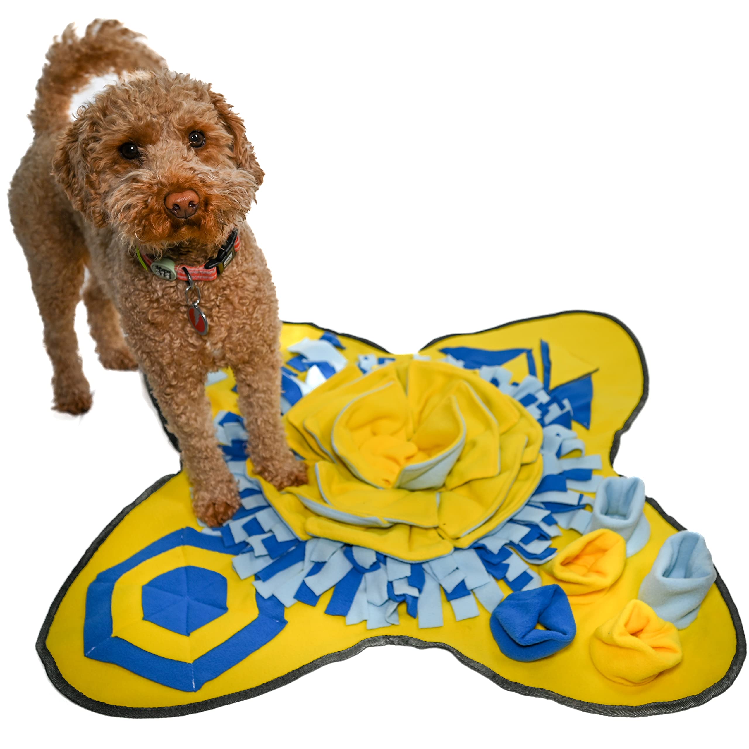 Seagle Pets Large Snuffle Mat (90cm x 90cm). Enrichment Toy. Relieves Boredom. Encourages Natural Foraging Skills. Slow Feeder.