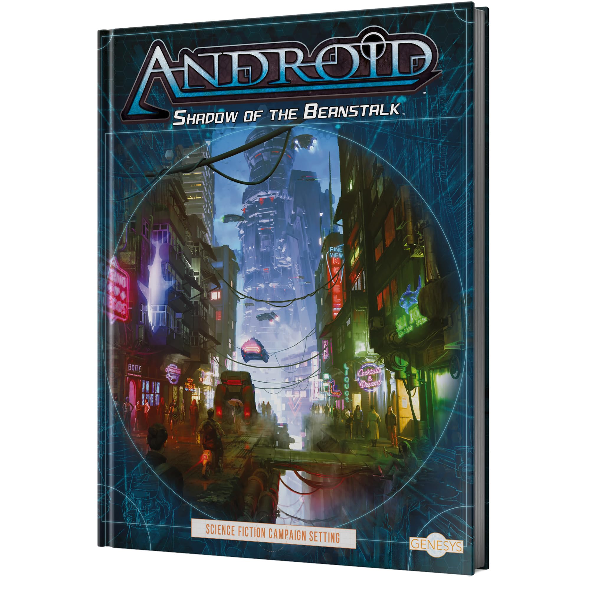 Fantasy Flight Games Genesys Roleplaying Game Shadow of the Beanstalk SOURCEBOOK - Explore a Cyberpunk Future! Fantasy Game for Kids & Adults, Ages 14+, 2-8 Players, 1+ Hour Playtime, Made by EDGE Studio