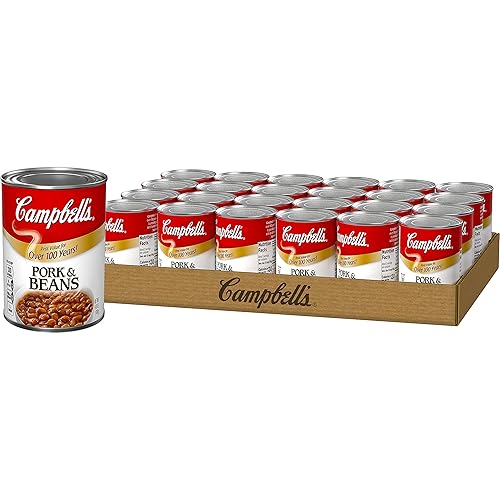 Campbell del estilo del Cerdo & beans, Picnic, 14,8onza (Pack de 24) (el embalaje pueden variar)