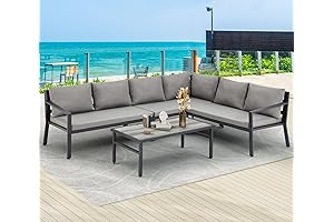 AECOJOY Aluminum Patio Sectional Set: The Ultimate Outdoor Oasis
