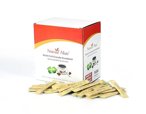 Miniatura 1 de Paquete de edulcorantes de fruta natural mate, 500 unidades (0.07ozpaquete)  2 unidades