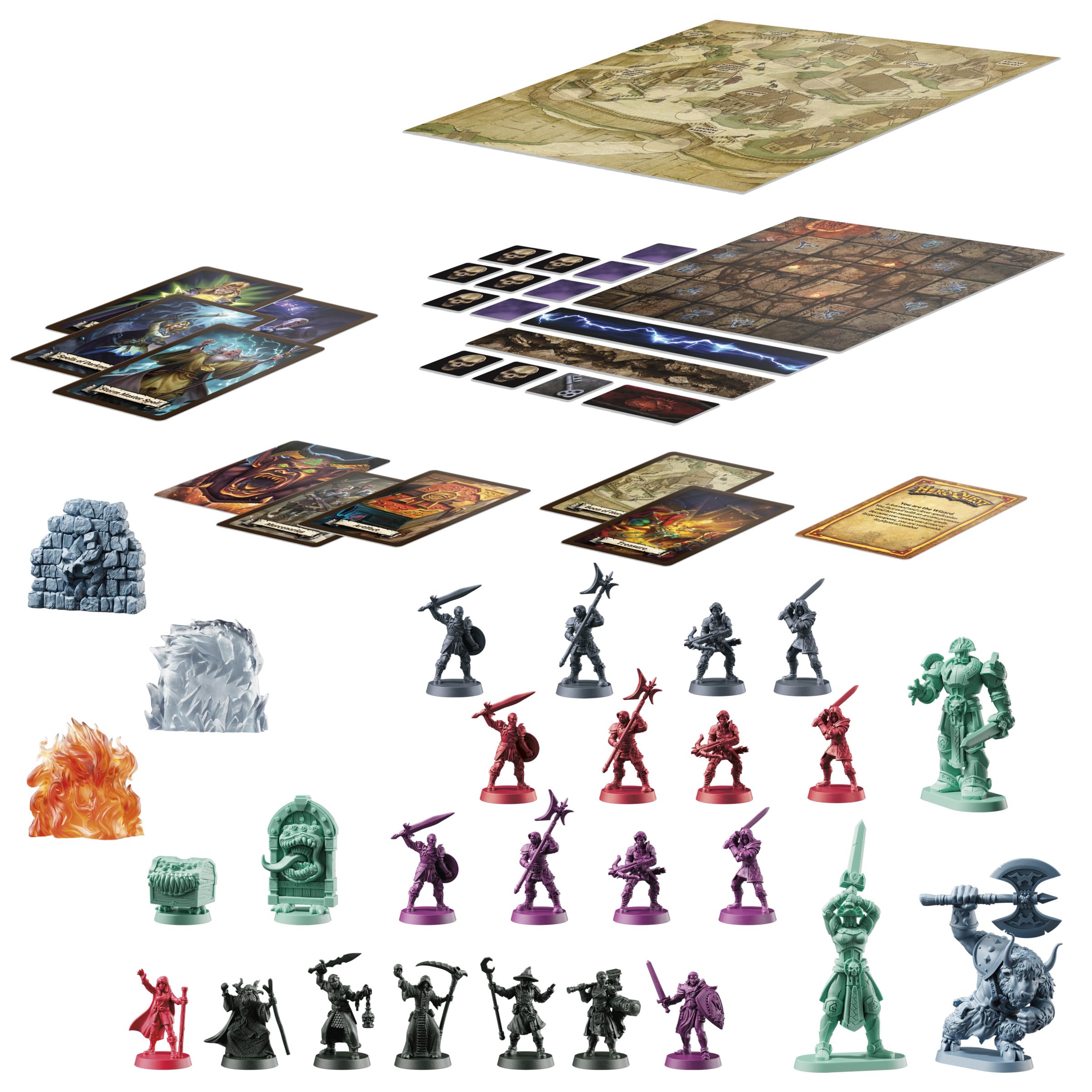 Avalon Hill HeroQuest Wizards of Morcar Quest Pack – od 14 lat – 2 do 5 graczy – gry fabularne