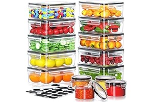 28 Pcs Topersitos para Comida de Plástico