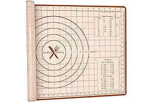 Mesa de Hojaldre para Hornear Lista - Silicona Antiadherente con Medidas