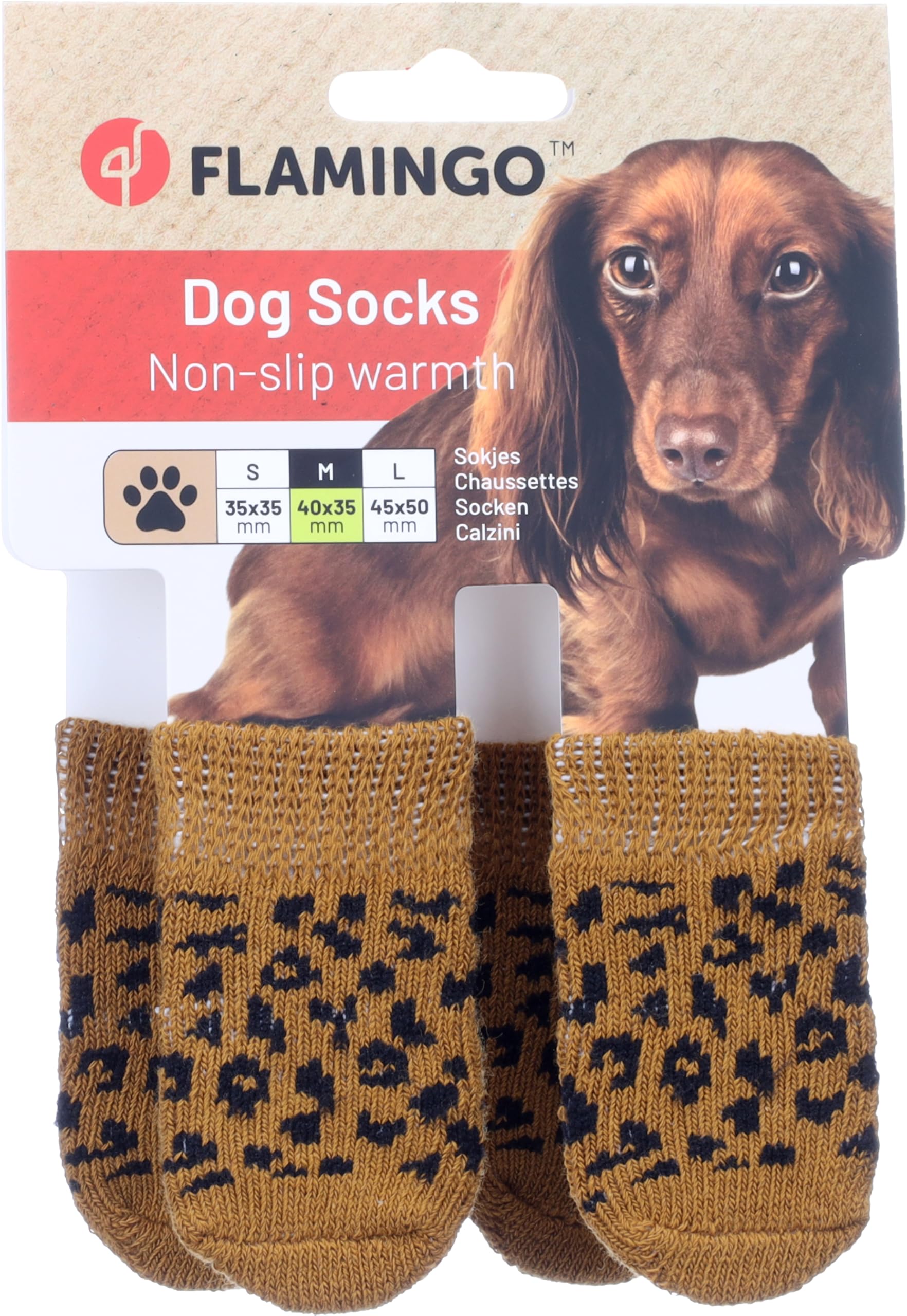 Socks Adda 4 pcs Cognac M