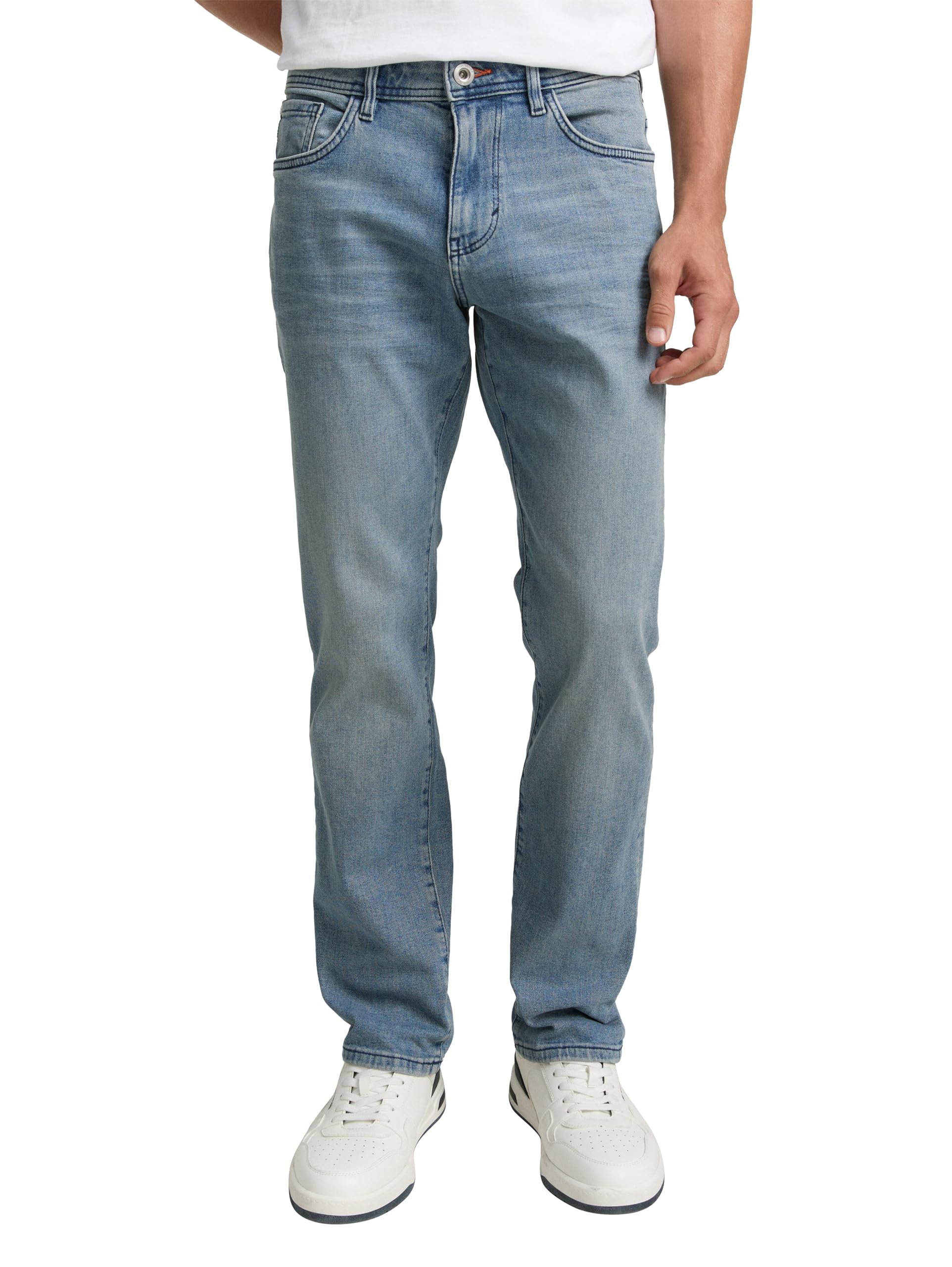 Tom Tailor Herren TTMARVIN Straight Jeans mit Stretch