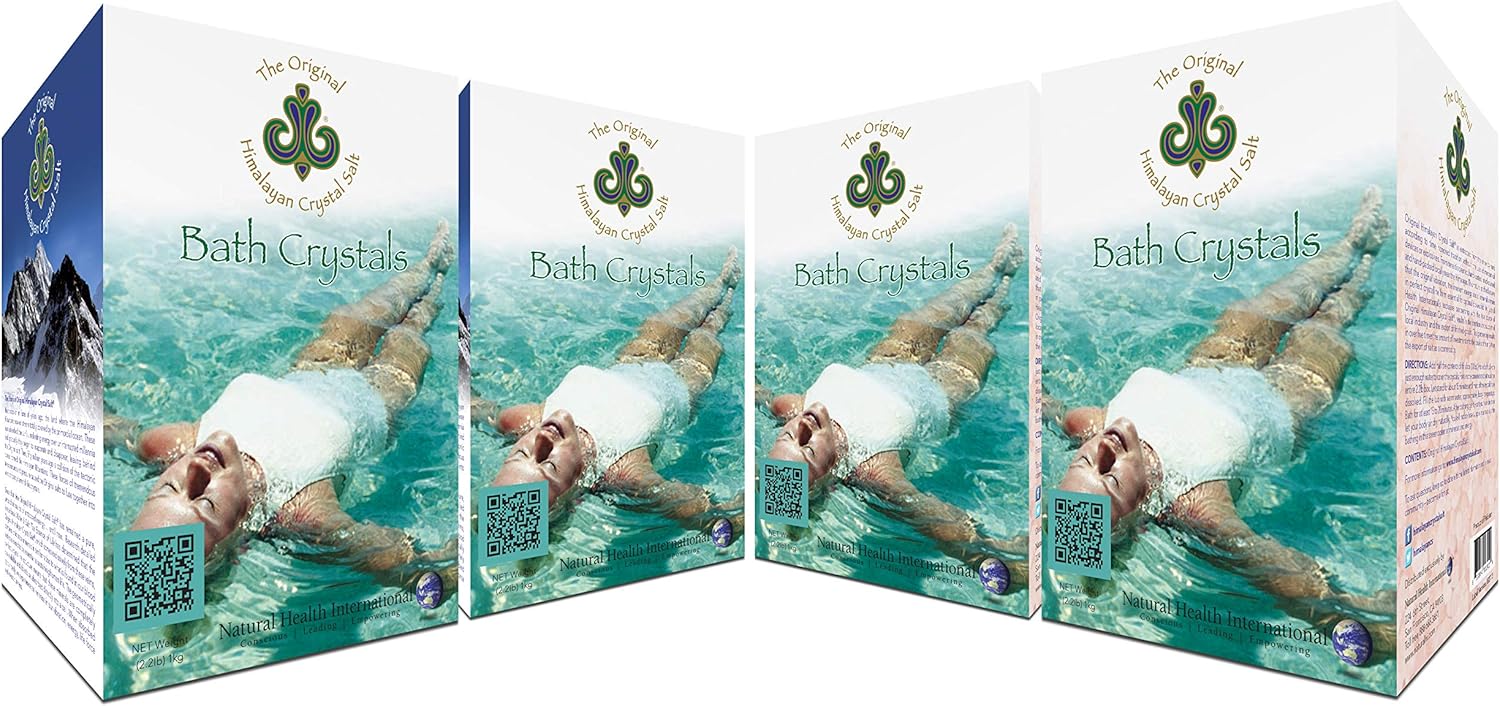 Original Himalayan Crystal Salt - Bath Salts for Hydration, Detox and Relaxation Bathing (4)
