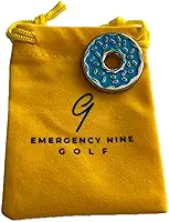 Marcador de bola de golfe Sprinkle Donut - Marcadores de bola de golfe exclusivos e divertidos - Acessórios de golfe para homens e mulheres - Marcador de bola para golfe verde - Marcador de