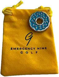 Marcador de bola de golfe Sprinkle Donut - Marcadores de bola de golfe exclusivos e divertidos - Acessórios de golfe para homens e mulheres - Marcador de bola para golfe verde - Marcador de