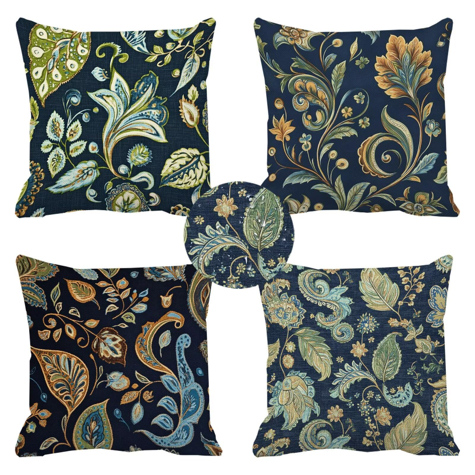 Housse coussin 45x45 vert imperméable k-177 pour protéger vos sièges de jardin de l'humidité