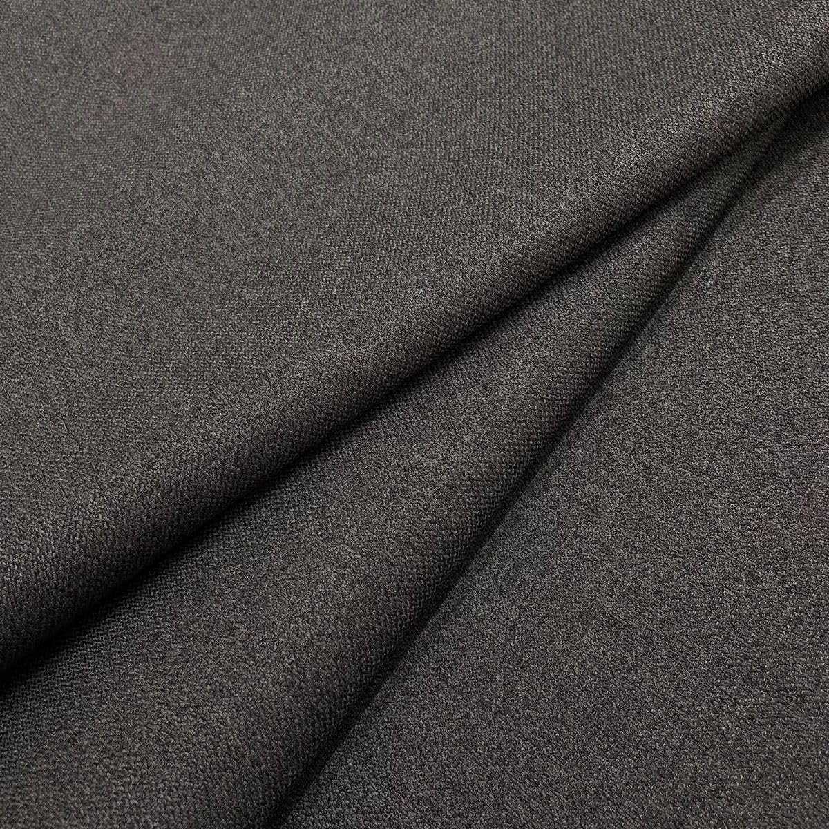Luxury Linen Look Upholstery Fabric, Durable Hardwearing Plain Linen Furnishing Fabric, 145cm Wide, Range of 17 Colours (Elephant)