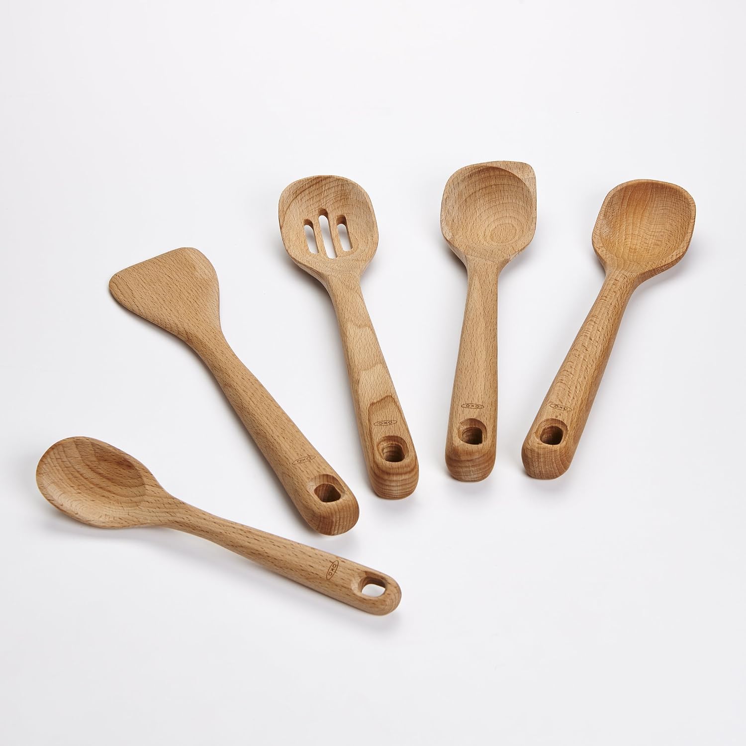 OXO Good Grips 3-Piece Wooden Utensil Set and OXO Good Grips Saute Paddle