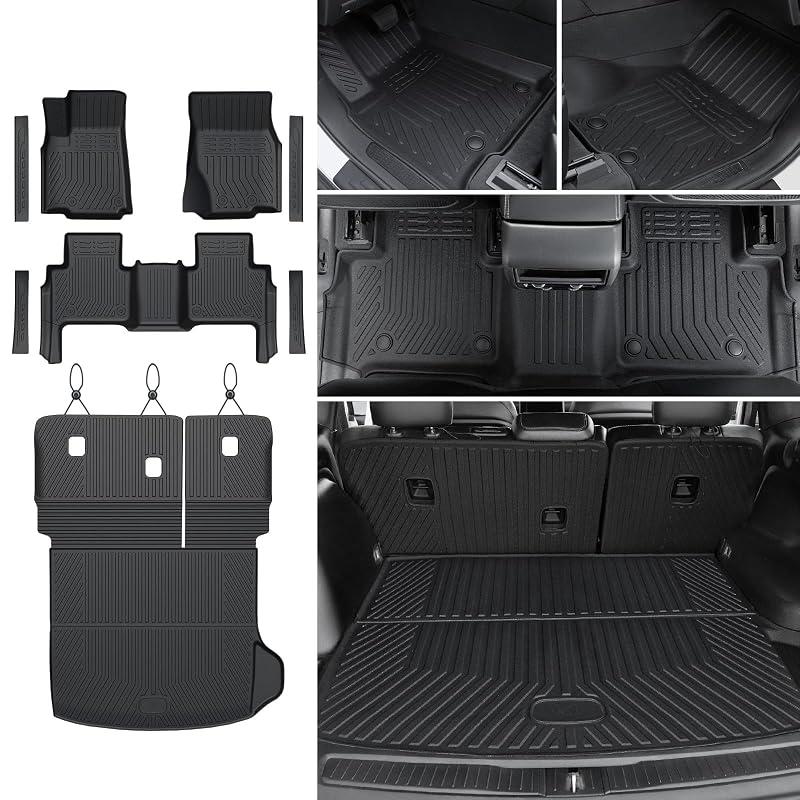 Kit de Tapetes Automotivos em TPE para Jeep Grand Cherokee WL74 2022–2026, incluindo 4XE, com Tapete de Porta-Malas e Protetores de Soleira JOULARISE
