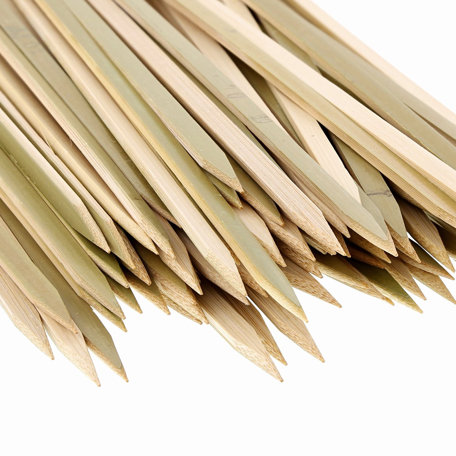 Royal Bamboo 10 Inch Flat Skewers for Grilling, Satay, and Skewered Vegetables, Case of 3000