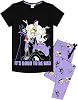 Disney Villains Pajamas Womens Lounge-pants & T-Shirt Pjs Set Large Black