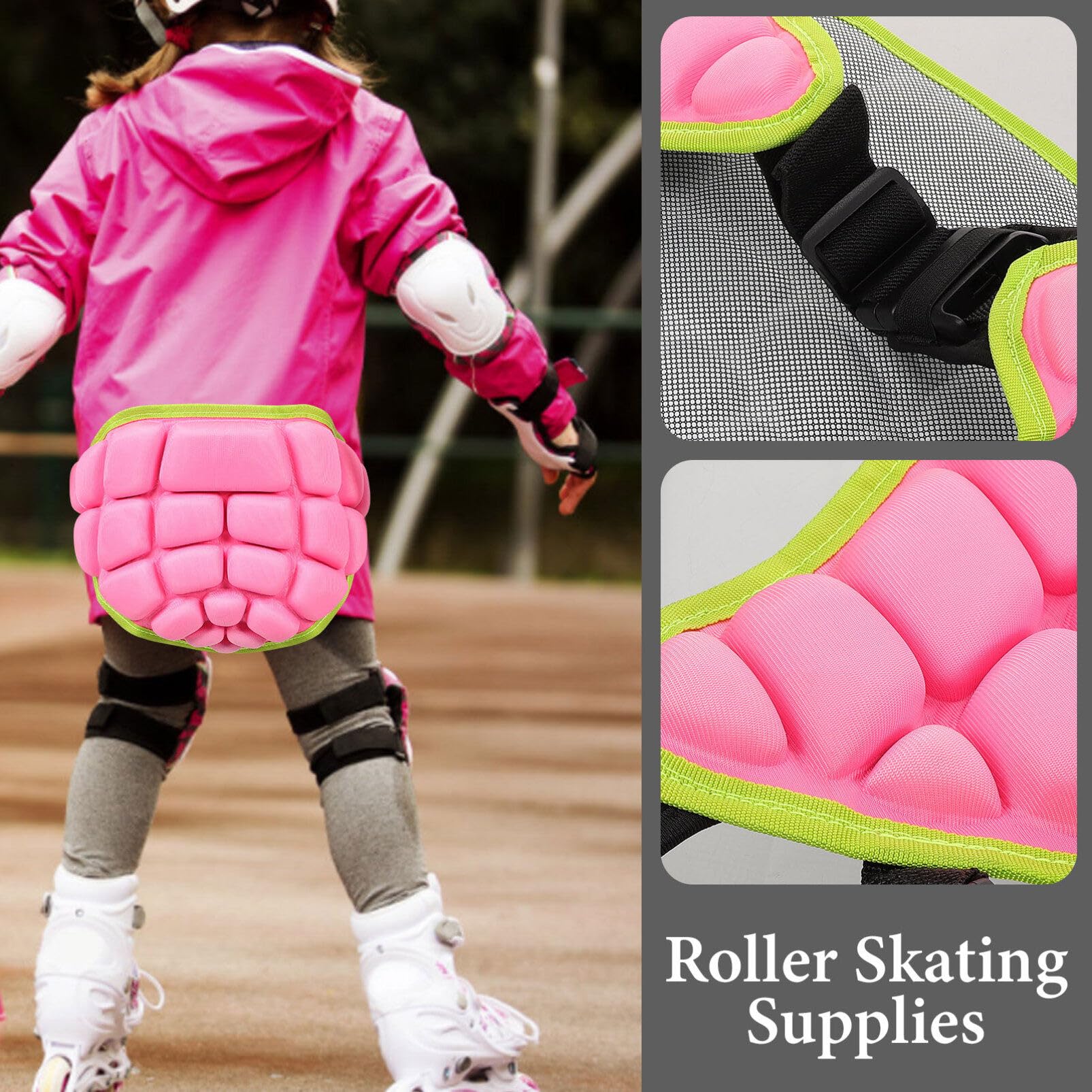 Toddmomy Skating Hip Protector Outdoor Skiing Butt Cushion Protective Butt Protector for Children