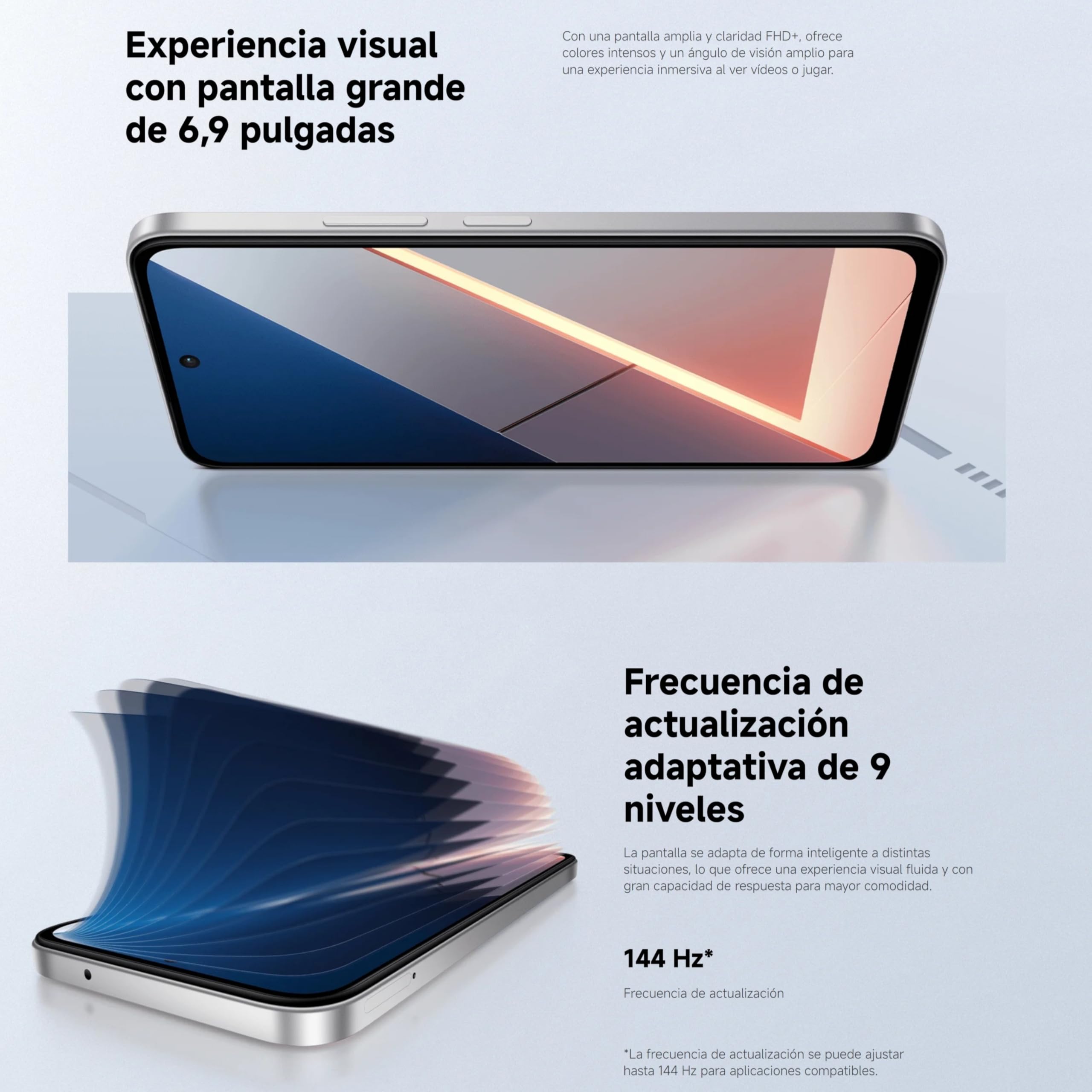 XIAOMI POCO M7 - Smartphone de 8+256GB, Cámara Dual de 50MP con AI, Pantalla inmersiva de 6,9” FHD+, Snapdragon 685, Carga rápida de 33W y Reversible de 18W, Cargador no Incluido, Negro (Versión ES)