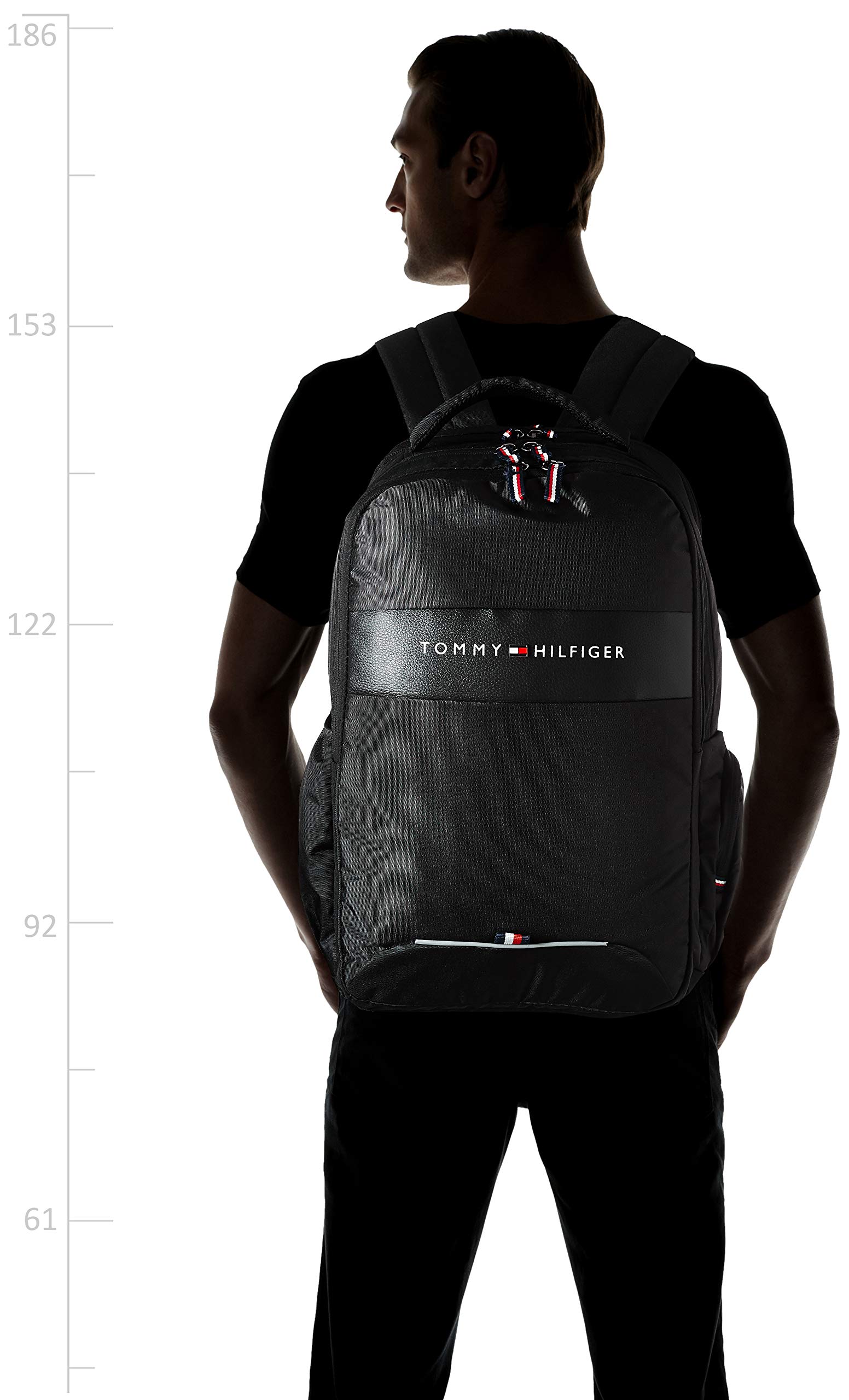 Tommy Hilfiger Laptop Backpack - Black -3