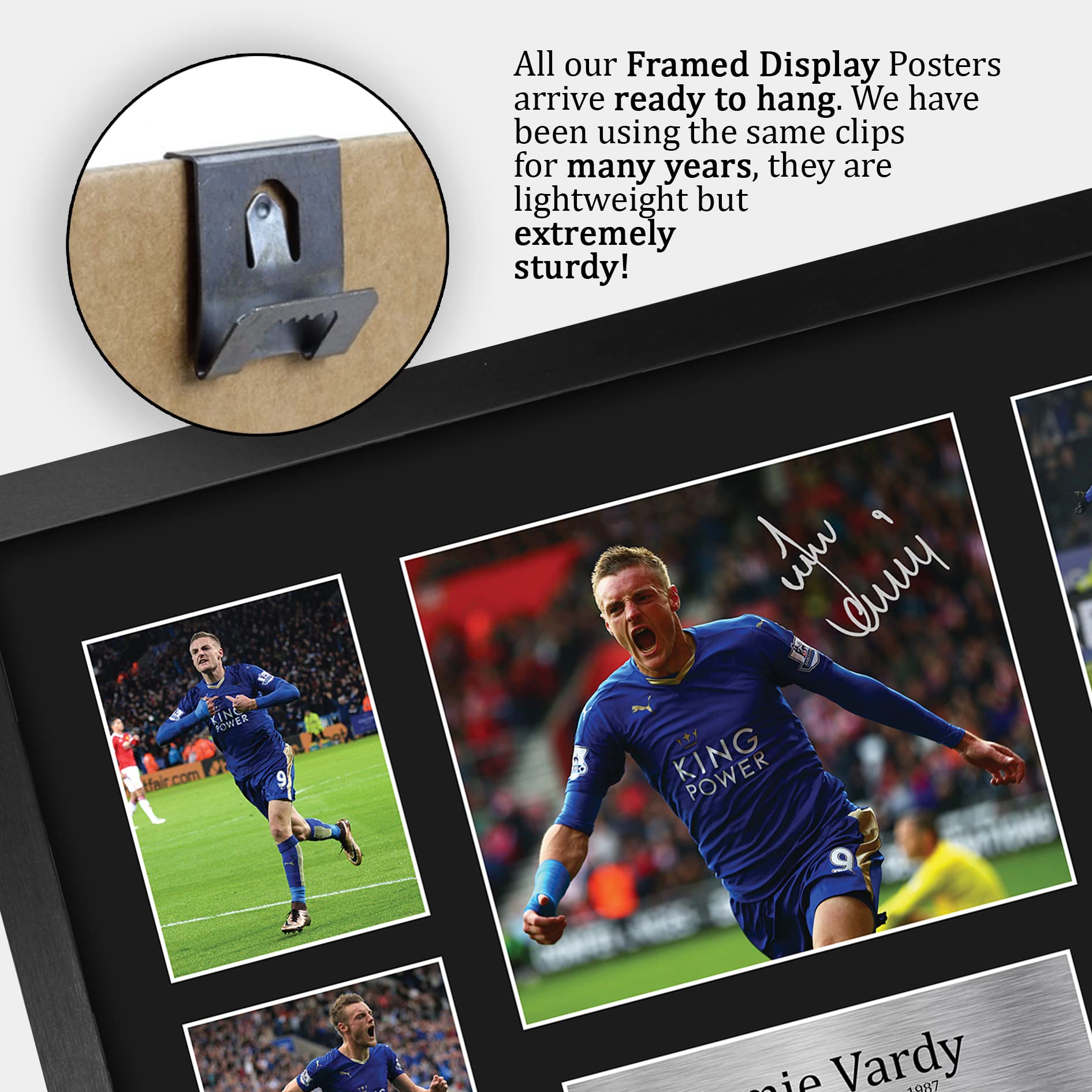 HWC Trading Jamie Vardy Leicester City Regali Stampati