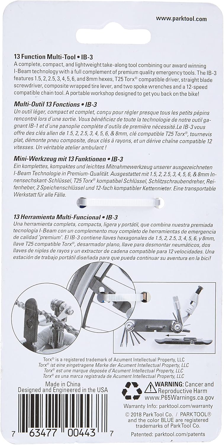 Park Tool IB-3 I-Beam Multi-Tool