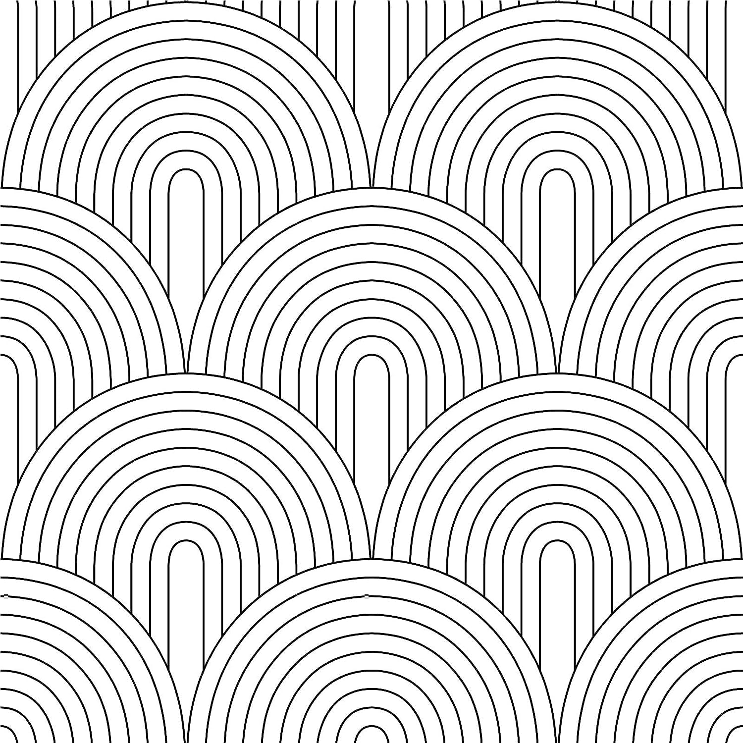 Papier peint géométrique autocollant pour masquer les défauts