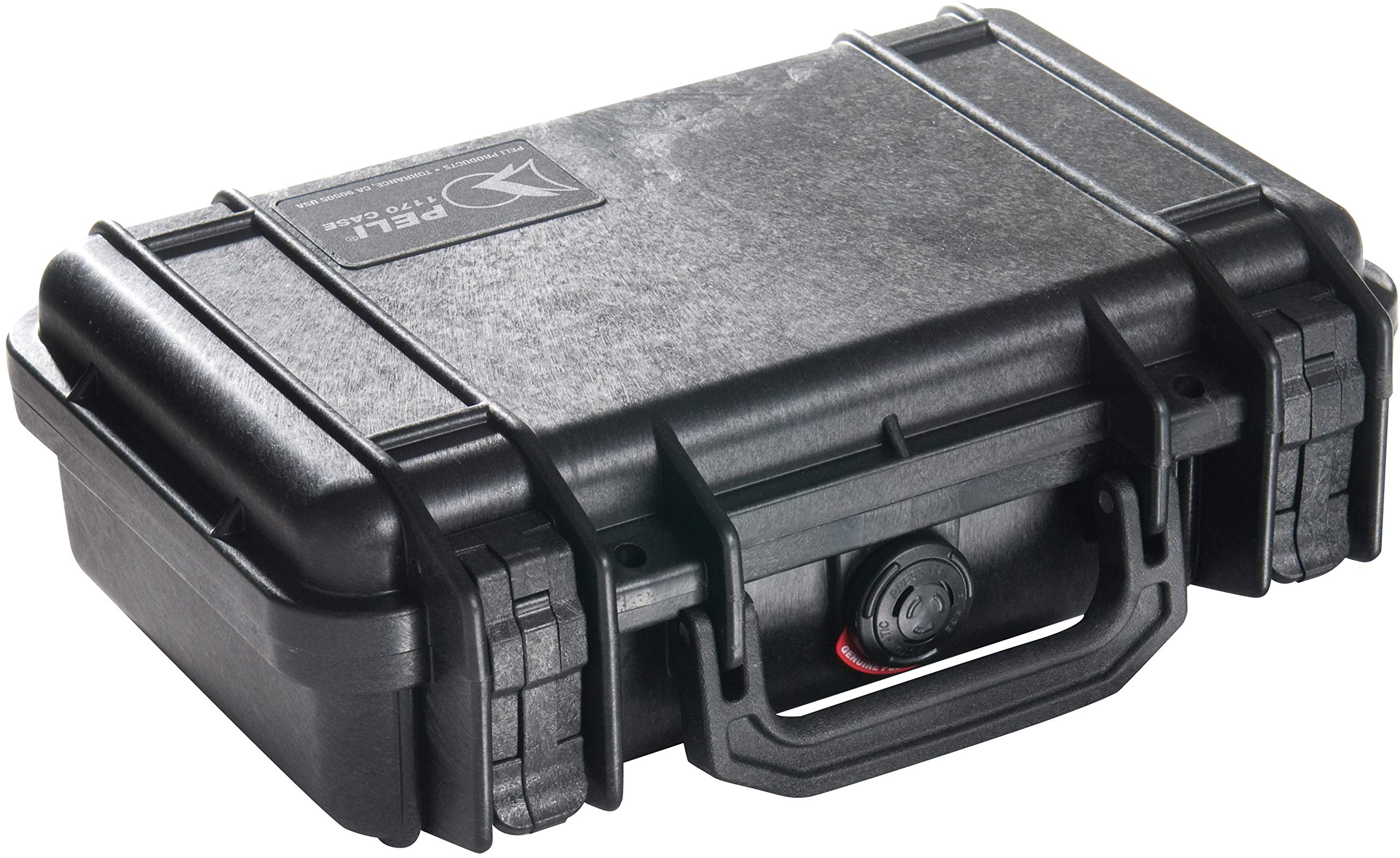 PELI 1170 Protective Mirrorless Camera Case, IP67 Watertight and Dustproof, 7L Capacity, Made in US, No Foam, Black