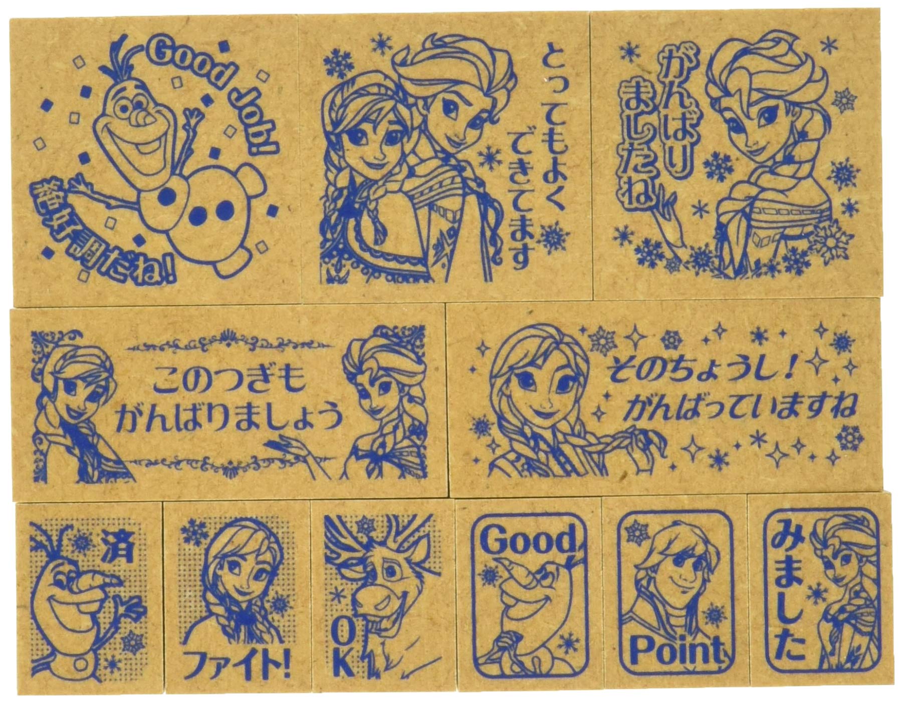 Amazon.co.jp: ビバリー ディズニー スタンプ はんこ アナと雪の女王