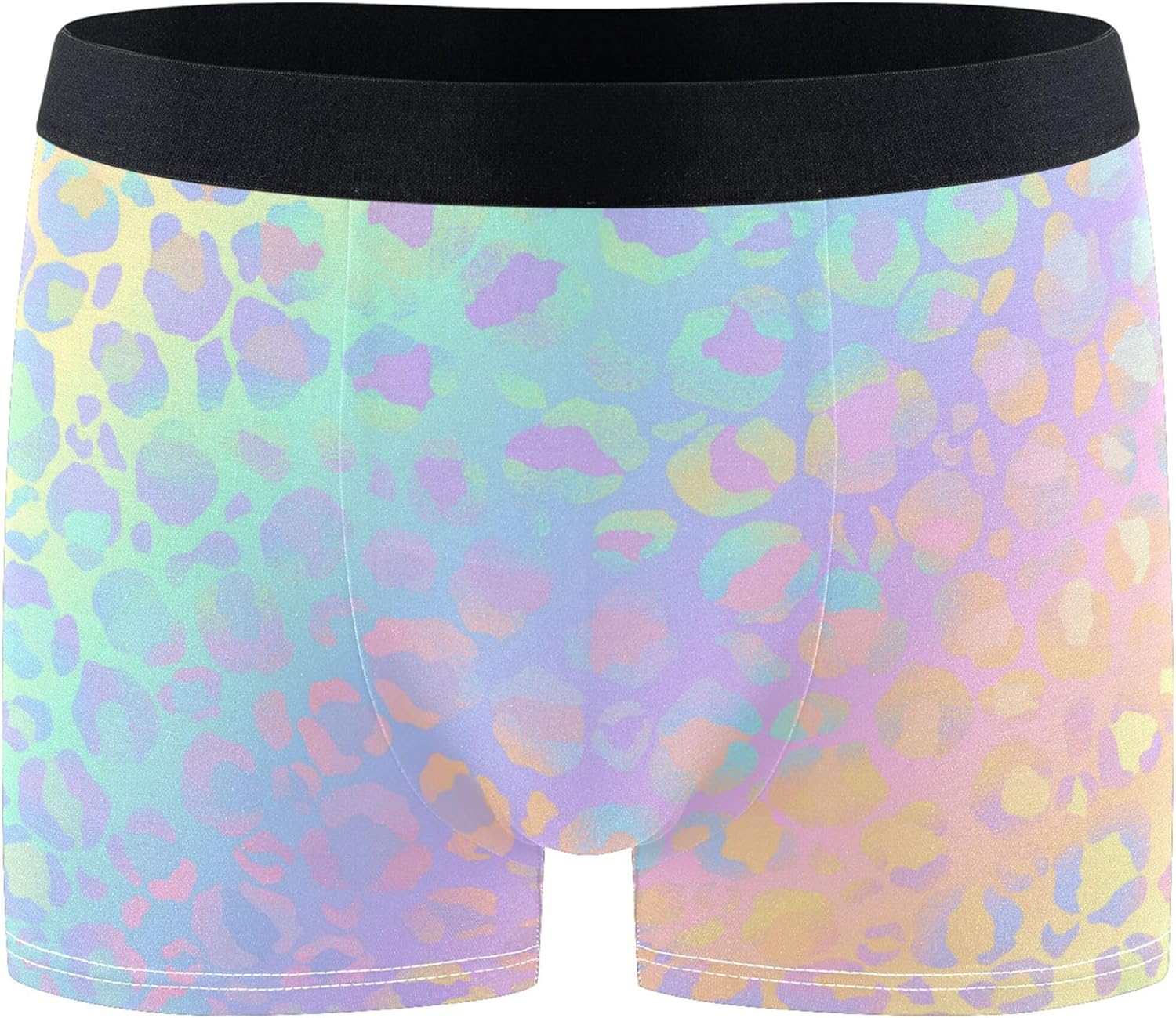 visesunny Men's Super Soft Boxer Briefs Built in Pouch Support Stretch Sports Underwear for Mens Boys Trunks Novelty Gifts