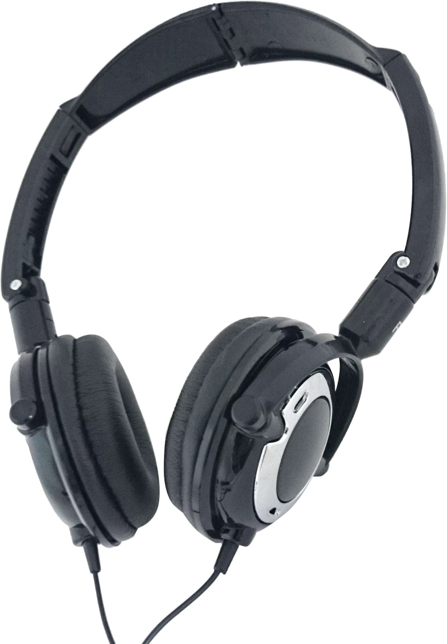 SBP-4200 Metallic Stereo Headphones, Black