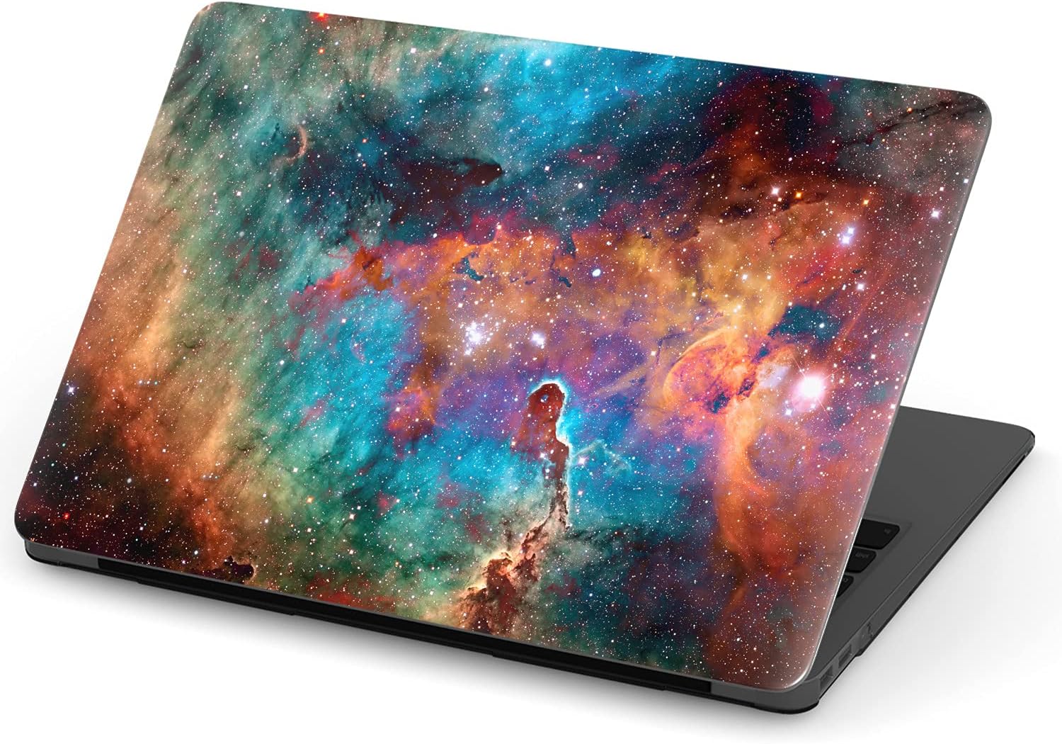 Mertak Hard Case Compatible with MacBook Pro 16 14 Air 15 13 inch M3 M2 M1 Mac 2024 2023 2022 2018 Cover Clear Blue Plastic Space Amazing Laptop Galaxy Protective Universe Stars Print Touch Bar