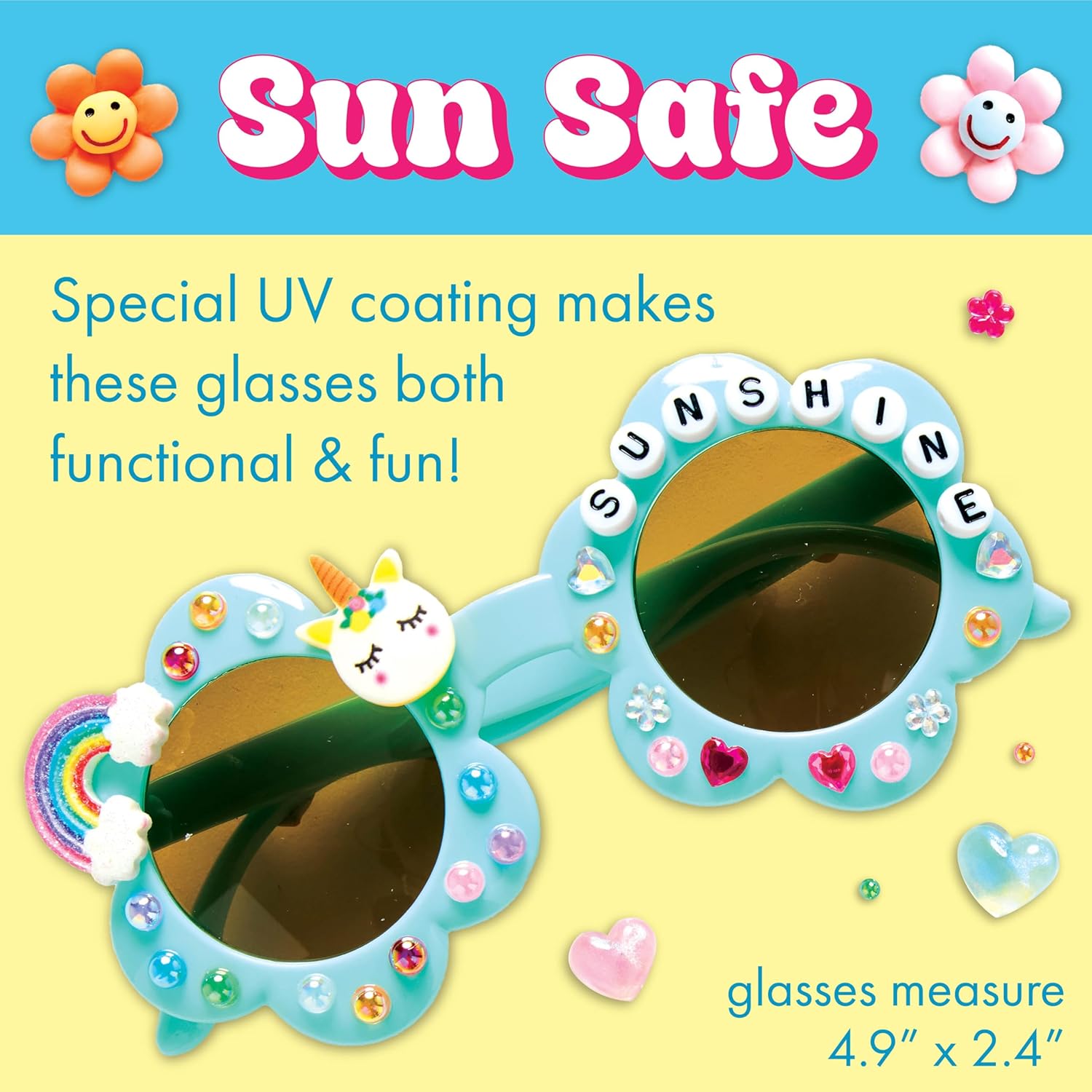 Creativity for Kids Chic Boutique Sunnies: DIY Crafts for Girls, Kids Activities & Toys for Girls, Birthday & Easter Gifts for Kids (Ages 6+) (Pack of 2)