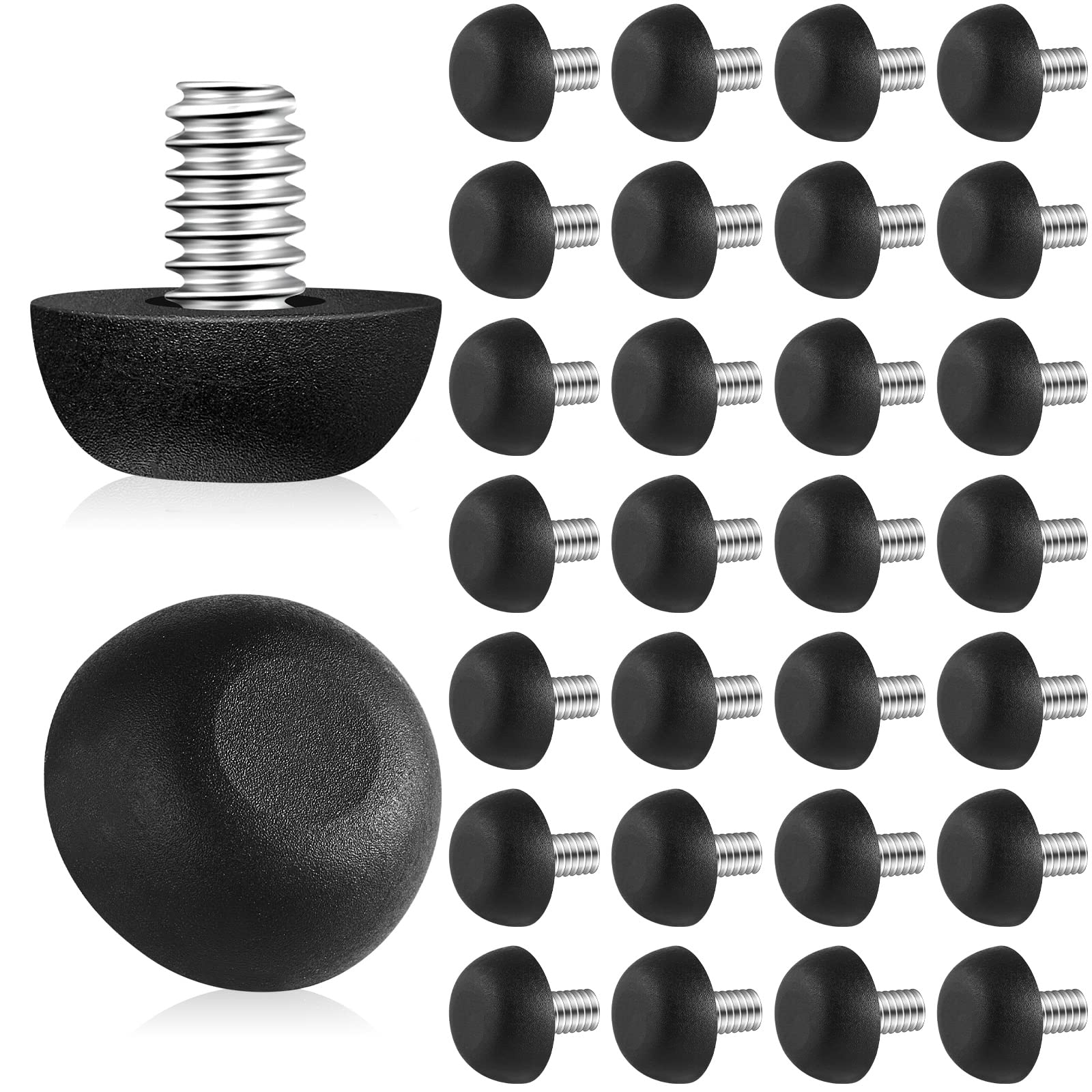 Buy 40 Pcs Threaded Adjustable Furniture Levelers Screw Foot Stainless