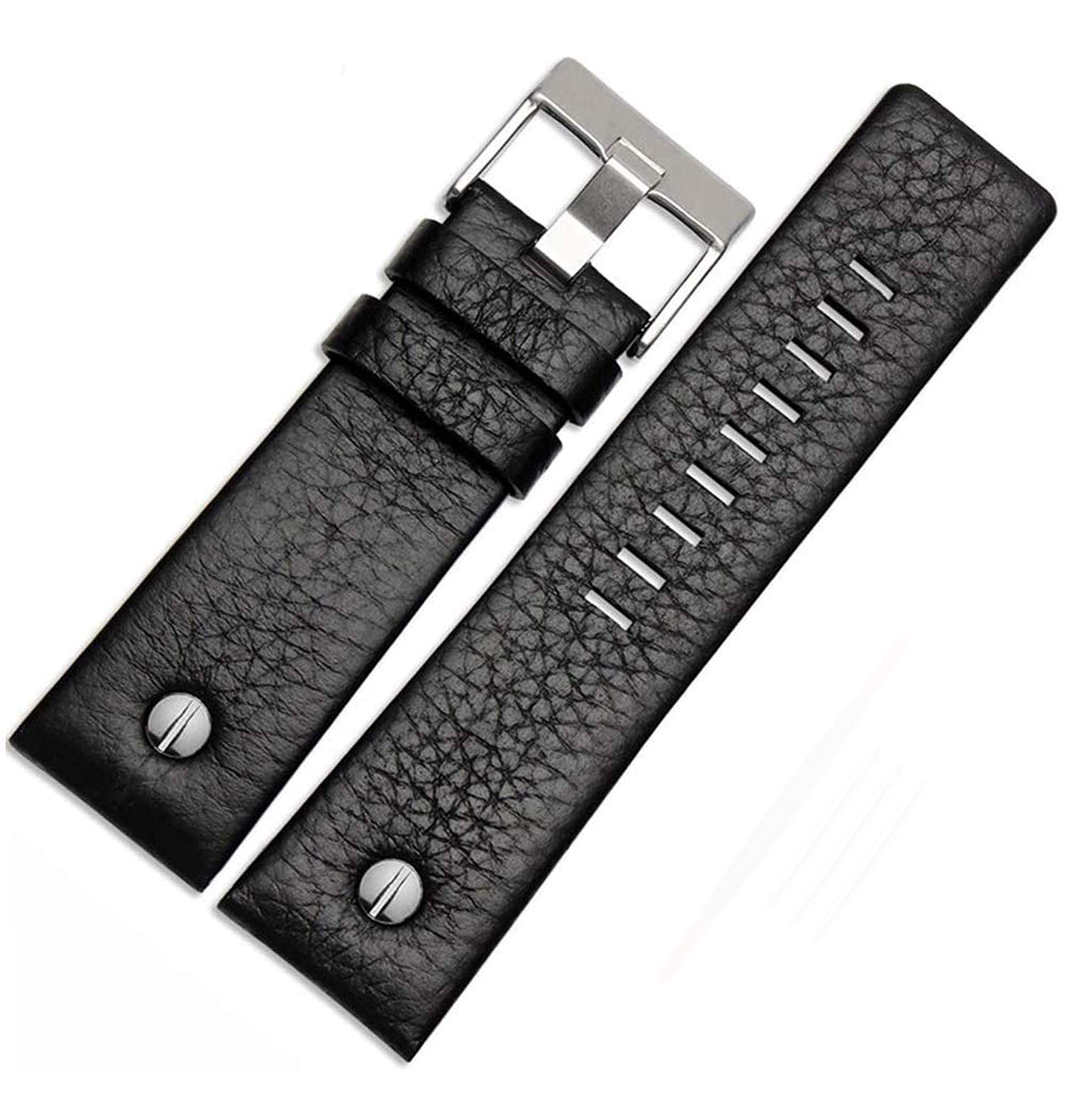 EWatchAccessories 24mm Genuine Leather Watch Band Strap Compatible with any smart watch or traditional watch (B08KTDZYQ3) Amazon Price History, Amazon Price Tracker