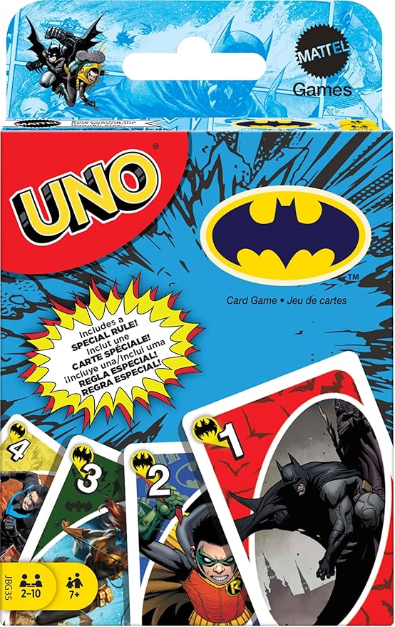Batman Beyond-fans tror ha fått ett stort avslöjande om en överraskning för dig 9 81nIN1VXC0L. AC SY879 Mattel Games UNO Batman Card Game for Kids, Adults & Family with Collectible Deck & Special Rule Inspired by Batman Comics